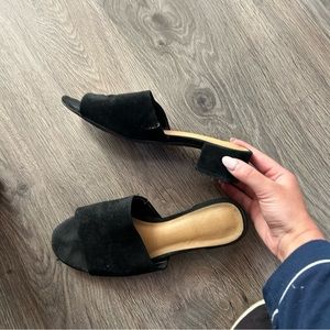 RAMPAGE Black Heeled Sandals